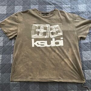 Ksubi Brown Graphic Tee
